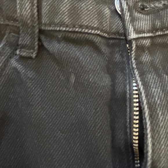 Black Straight Jeans MANGO size 40 SLOUCHY STRAIGHT - Picture 7 of 8